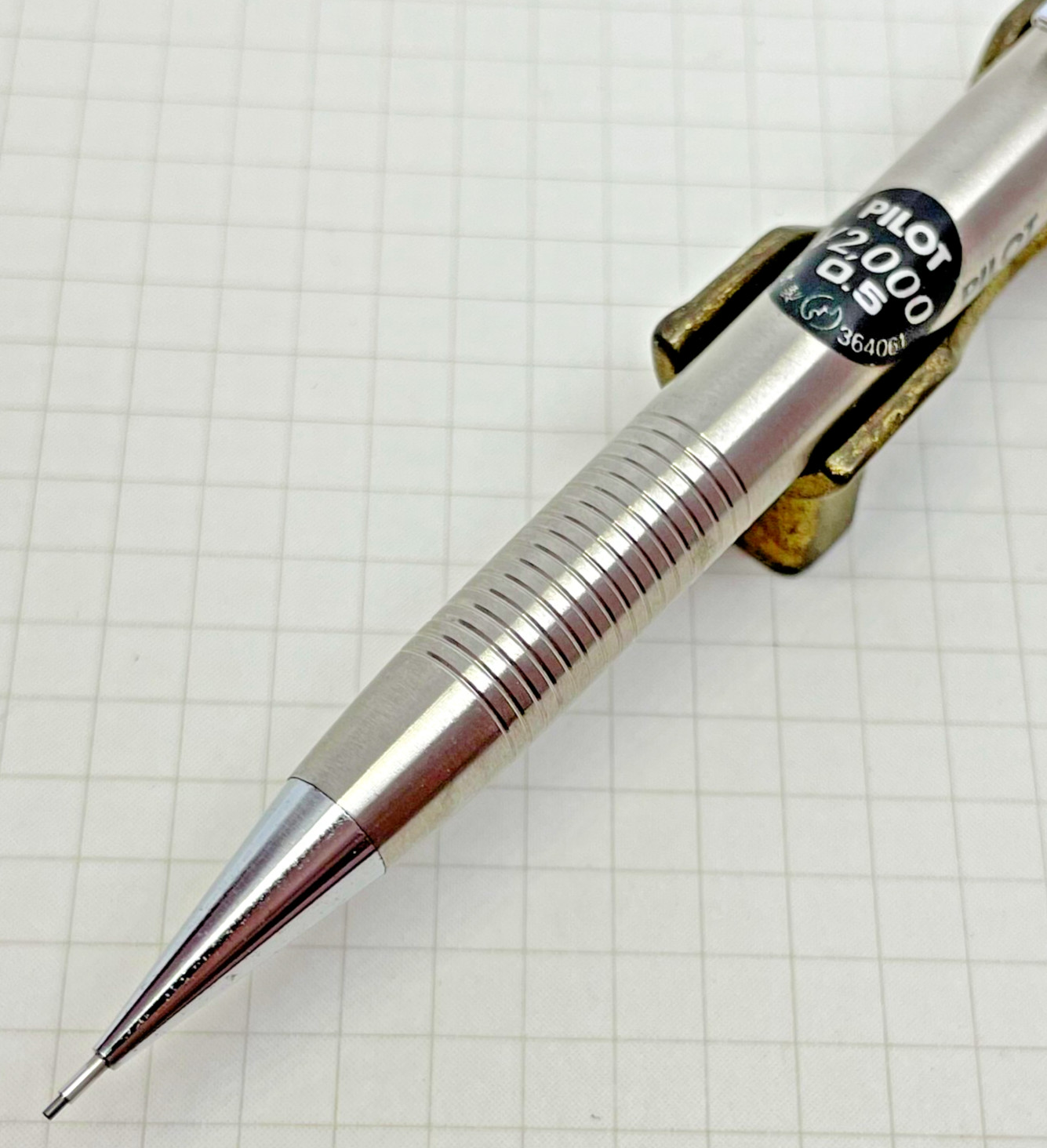 Pilot Mechanical Pencil Shaker 2020 ST Stainless Steel Old Stock Made in Japan
