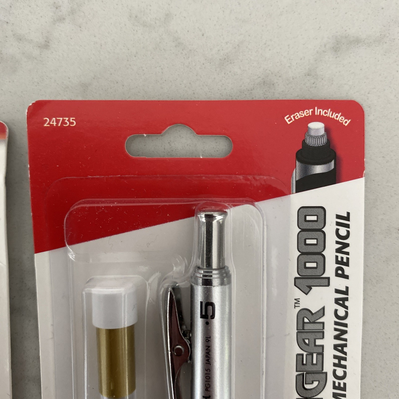 2 X Pentel Graphgear 500 PG525 & 1000 PG1015 0.5mm Mechanical Pencil NIB
