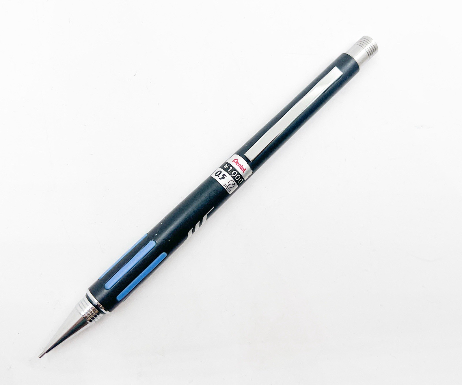 Rare Pentel P115 Fits Finger Finely Mechanical Pencil 0.5mm 0.5 Full Functional