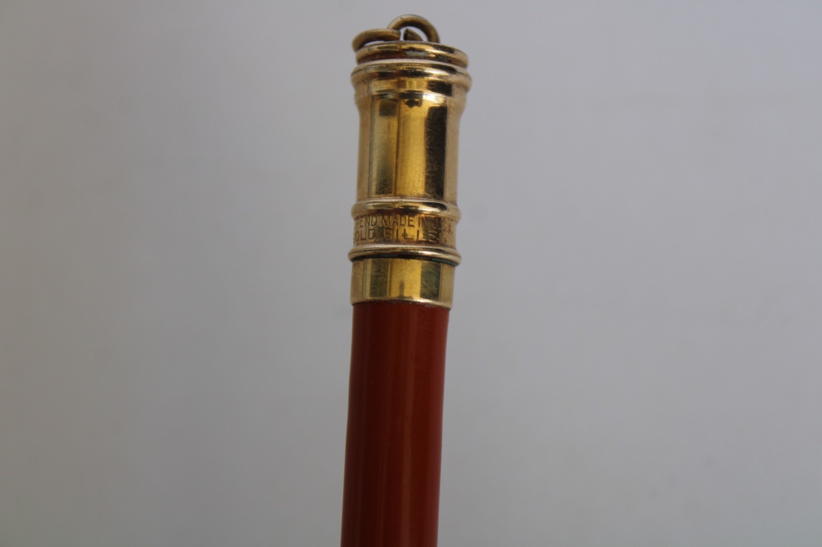 Vintage 1920’s Parker Orange Mechanical Twist Pencil (4.75″)