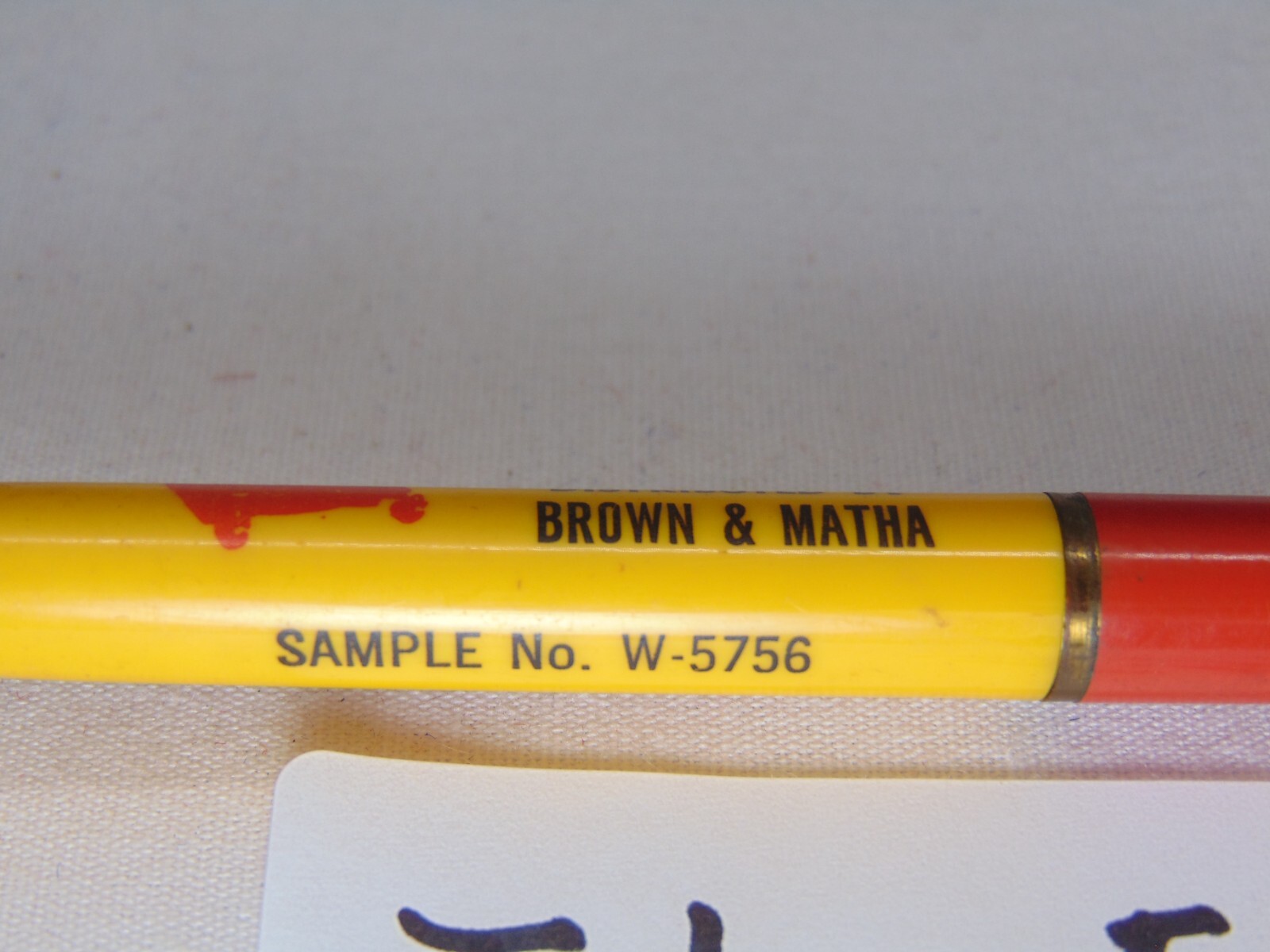Advertising Mechanical Pencil Jacobsen Power Lawn Tools Vernon By Brown & Martha
