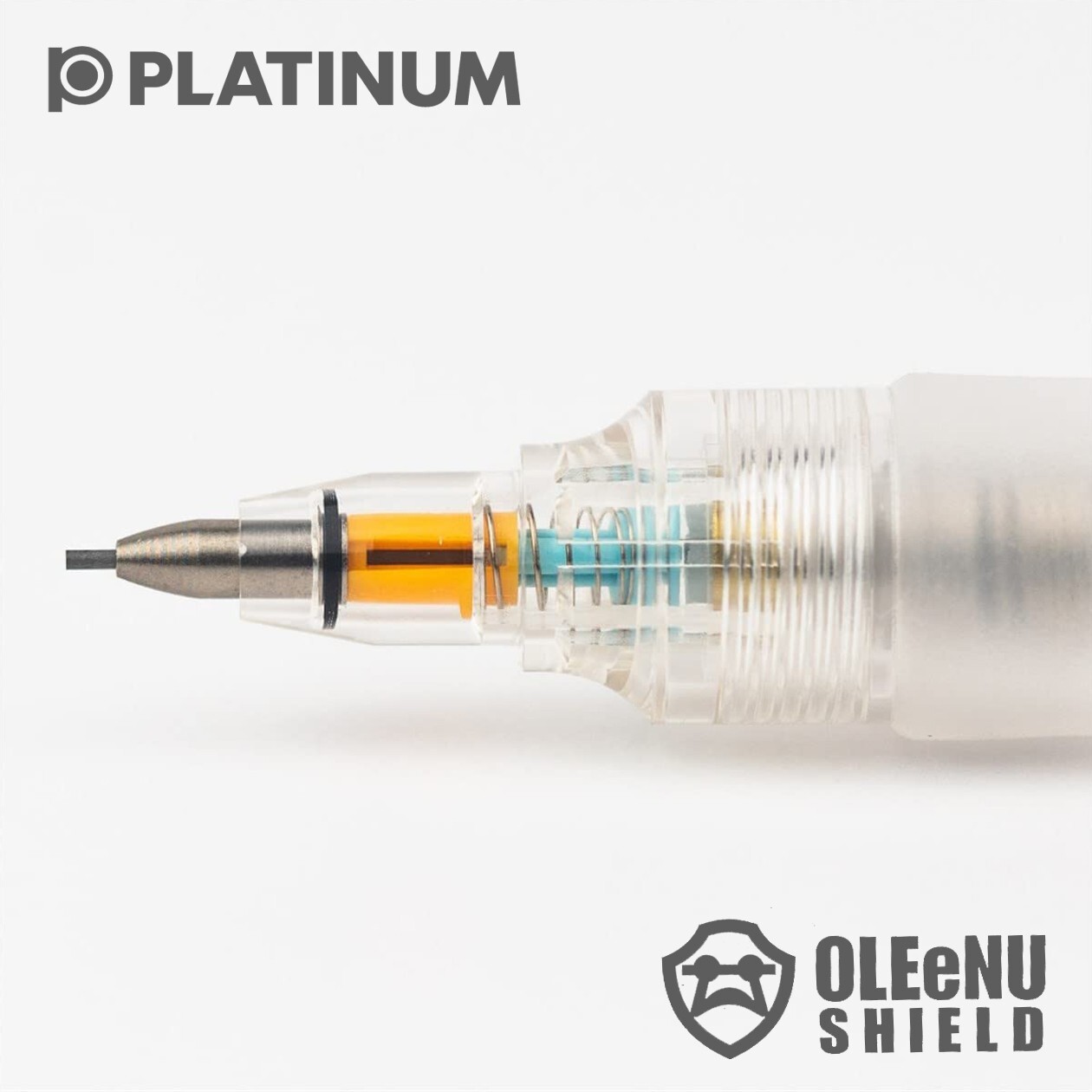 PLATINUM OLEeNU SHIELD Shock Resistant Mechanical Pencil 0.5mm Made in Japan