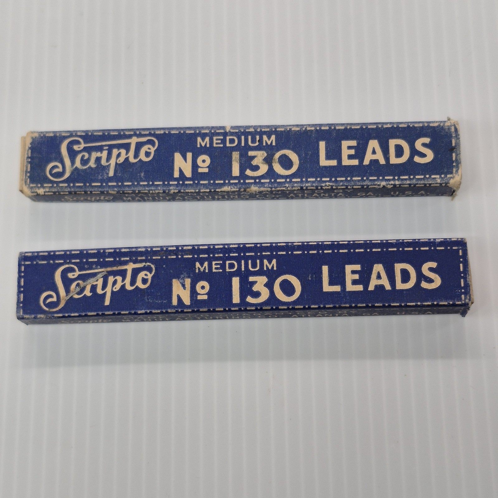 Vintage Scripto Medium Number 130 Leads In Original Box Lot Of 2