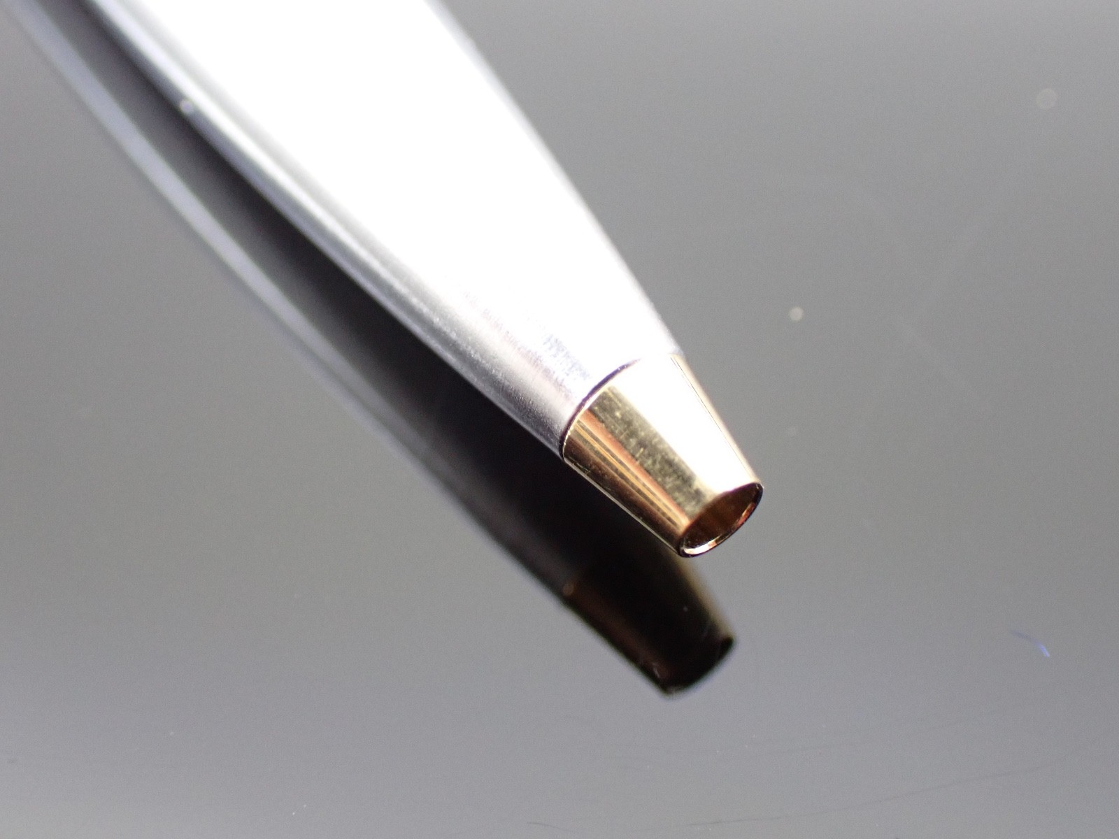 Sheaffer USA Mechanical Pencil • 0.7mm • Stainless Steel & Gold Trim • Vintage