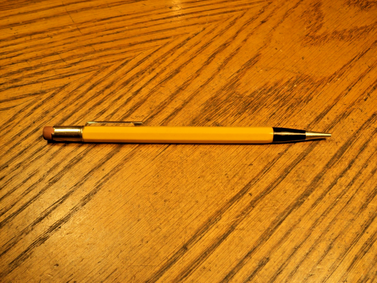 Vintage Autopoint Mechanical Pencil Hart Grain Co Your Best Market Yellow Body