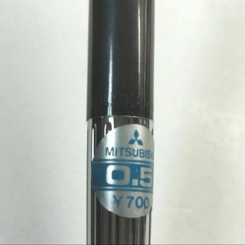 Mitsubishi Pencil Double Knock Mechanical Pencil Black Silver Unused From JAPAN◎