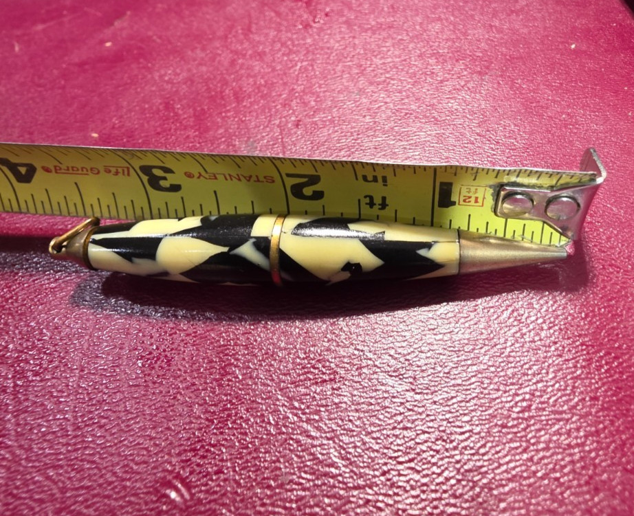 Librarian Golf mechanical marbled Pencil Pendant short