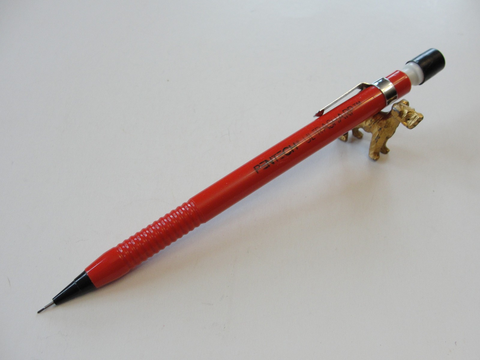Vintage Pentech UltraSharp 0.5mm Red Black Mechanical Pencil