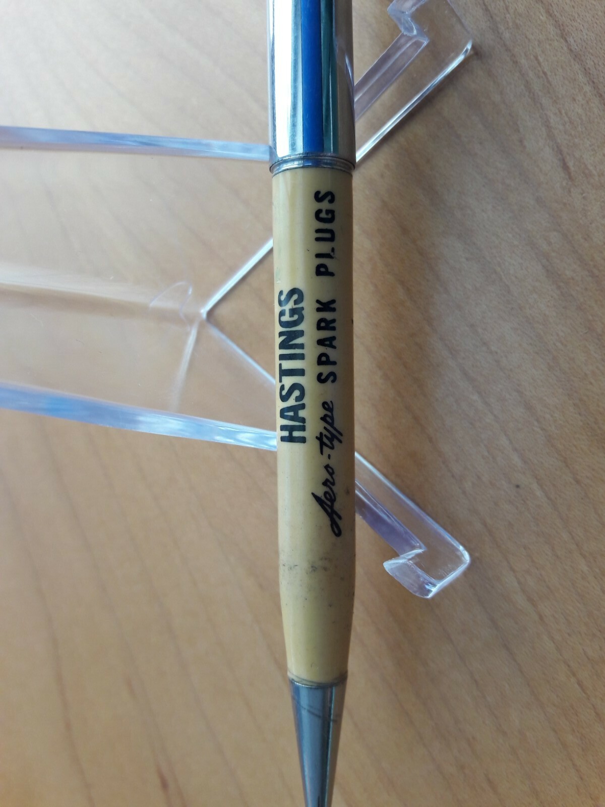 Quickpoint Pencil&Pen Combination Advertising, Hastings Aero-type Spark Plugs.