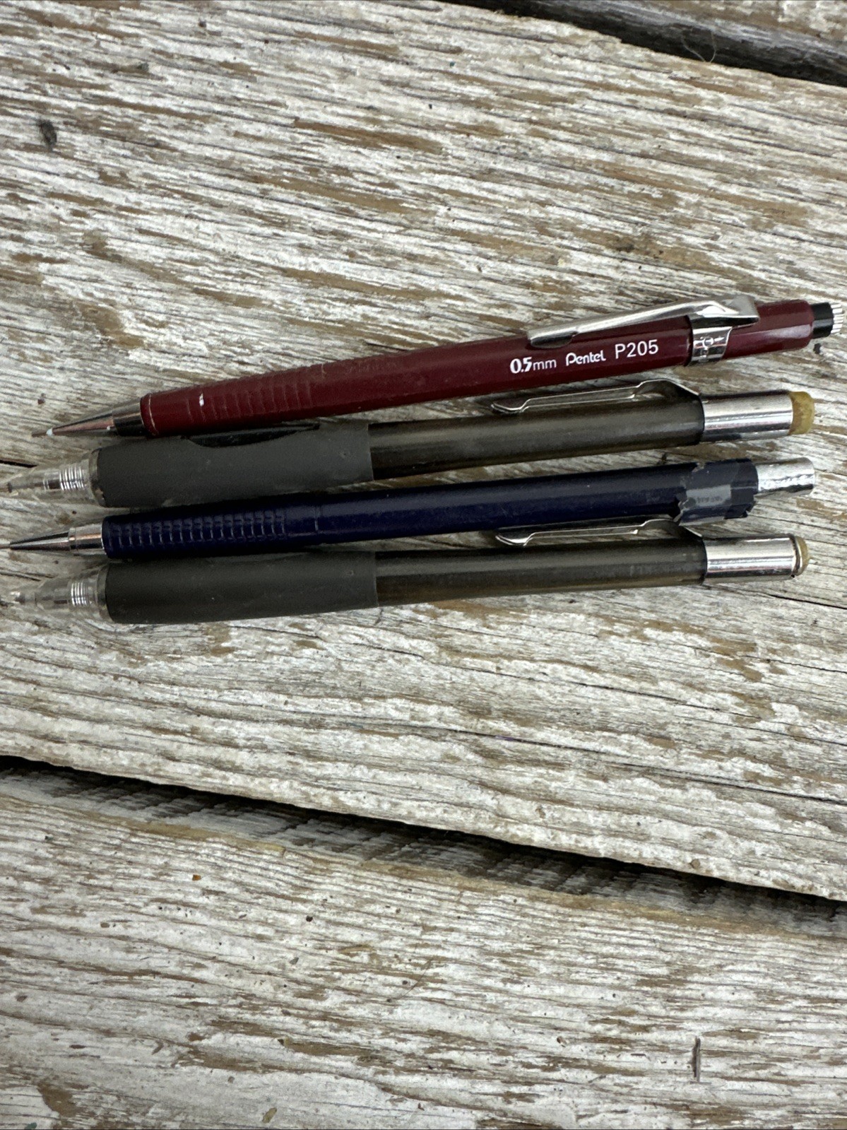 VTG Lot 4 0.5mm Pentel P205 / (2) PD345/ and random Japan Mechanical Pencils