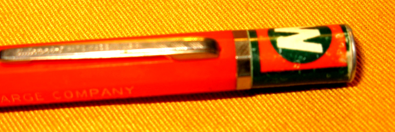VTG. JUMBO ORANGE/BLACK 76 AUTOPOINT MECHANICAL PENCIL W/1.1 MM LEAD