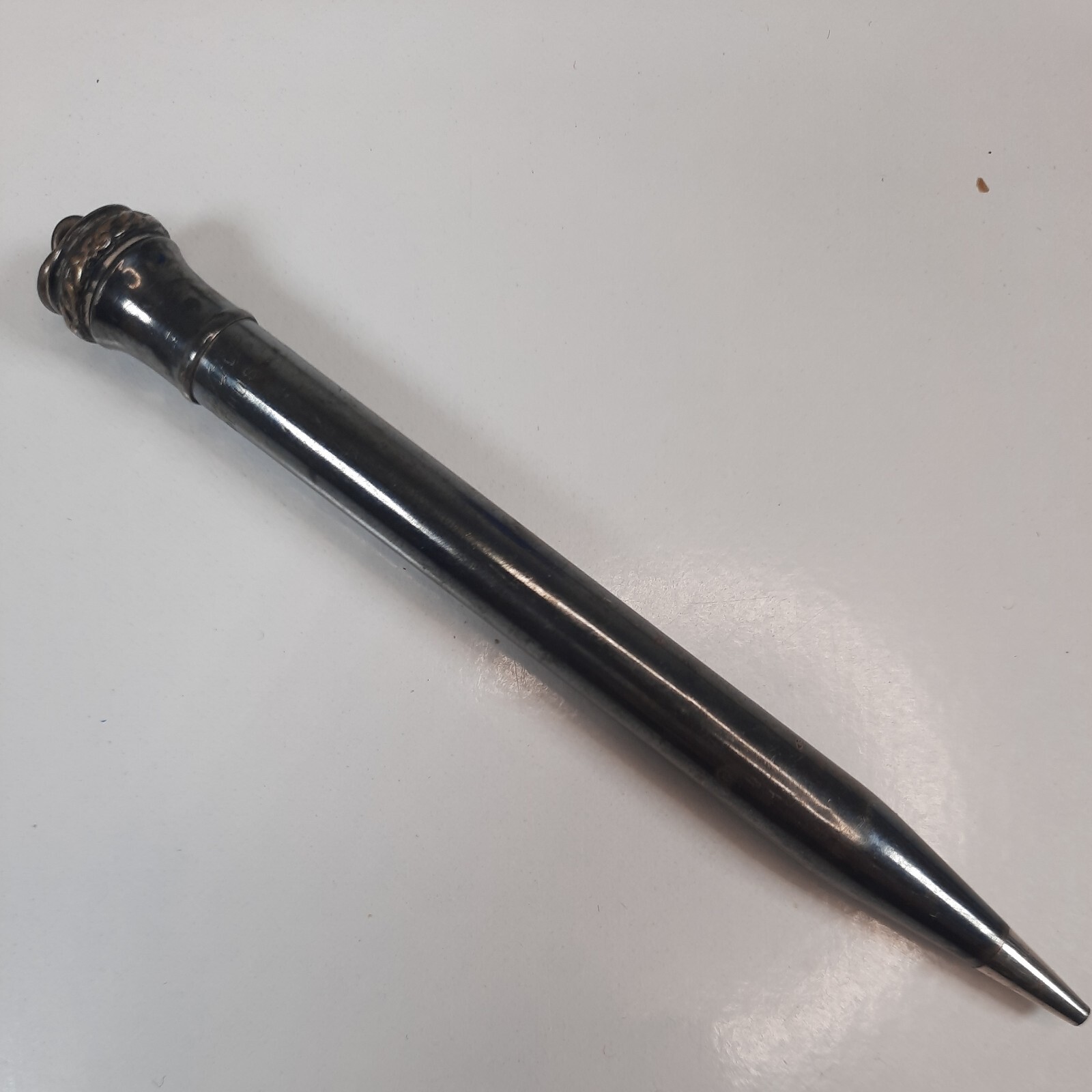 Vintage Wahl Eversharp ring top miniature mechanical pencil pendant Silver Plate