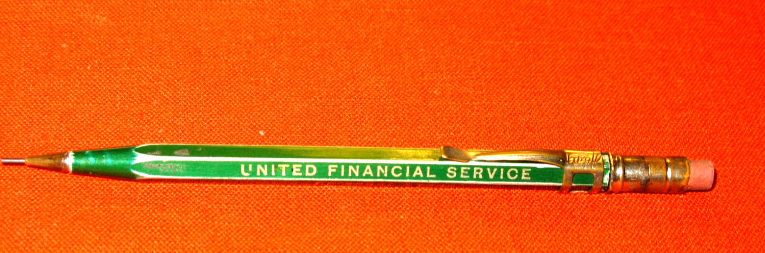 USED GREEN SCRPTO 4-47 MECHANICAL PENCIL WITH EXTRA 1.18 MM LEAD
