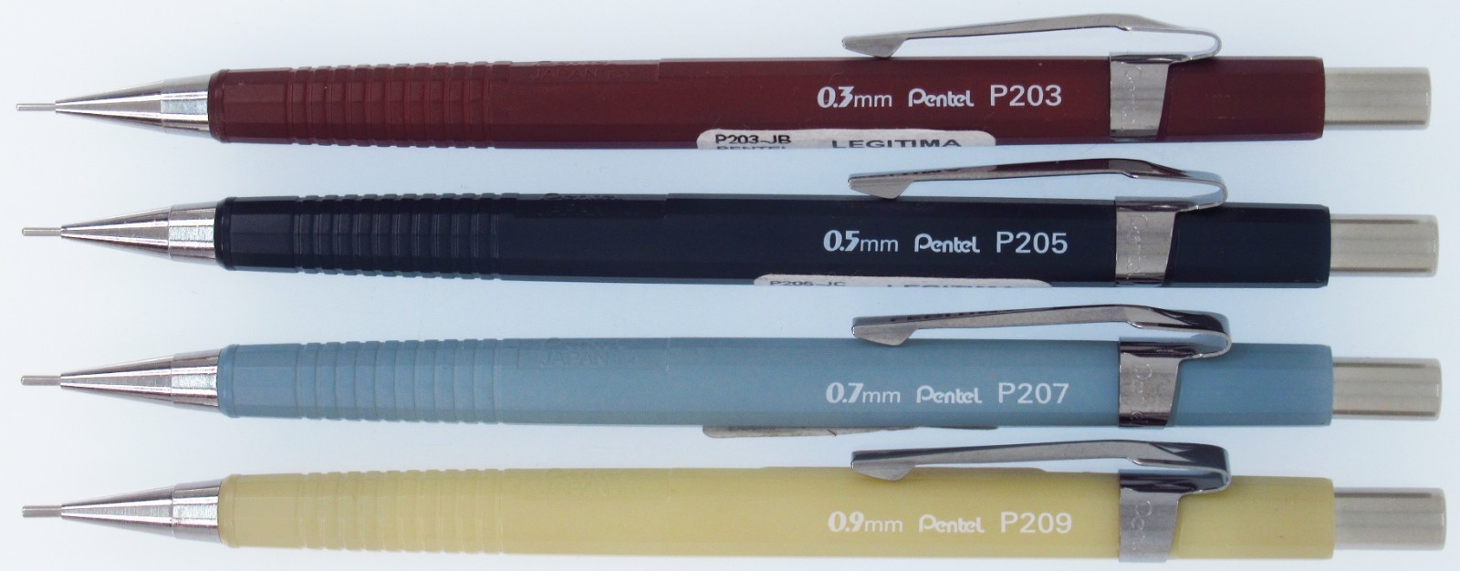 Pentel P200 Tradicionais Japonesas, Set of 4 (Brazil)