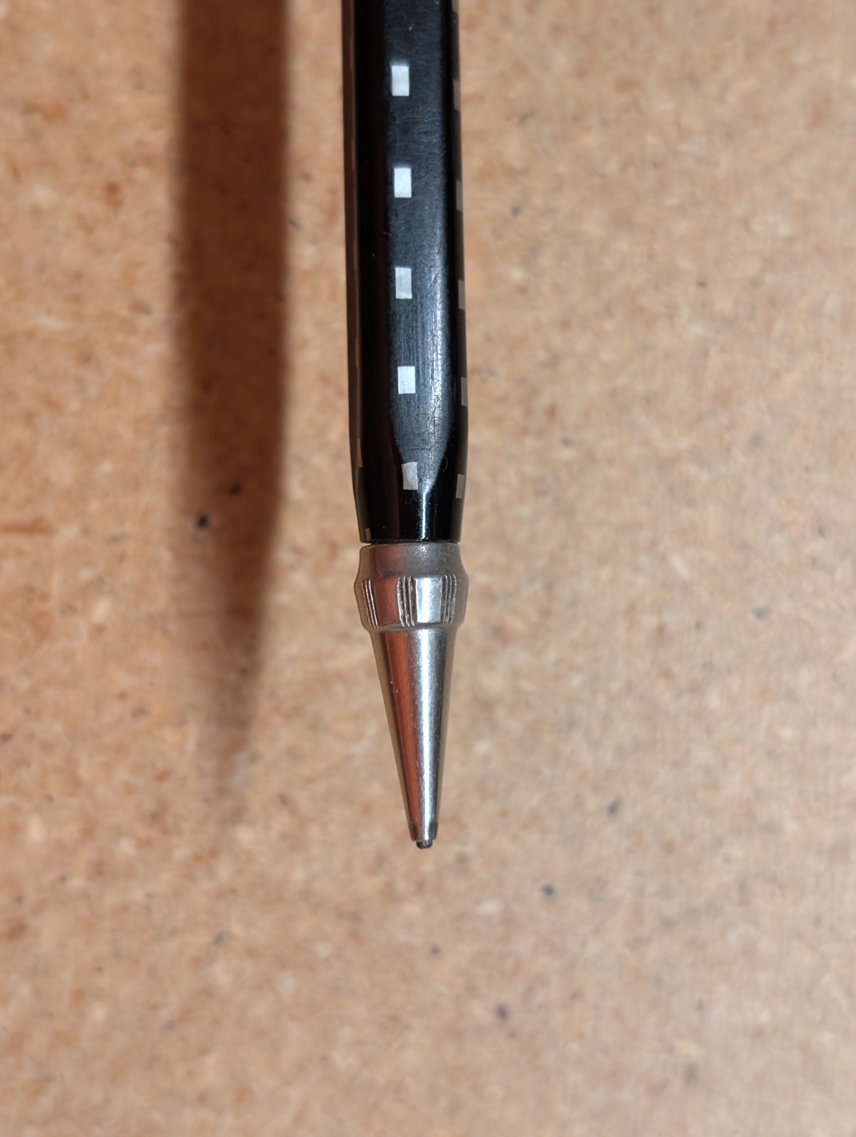 Wahl-Eversharp Square 4 Mechanical Pencil Twist Actuation Black White Squares