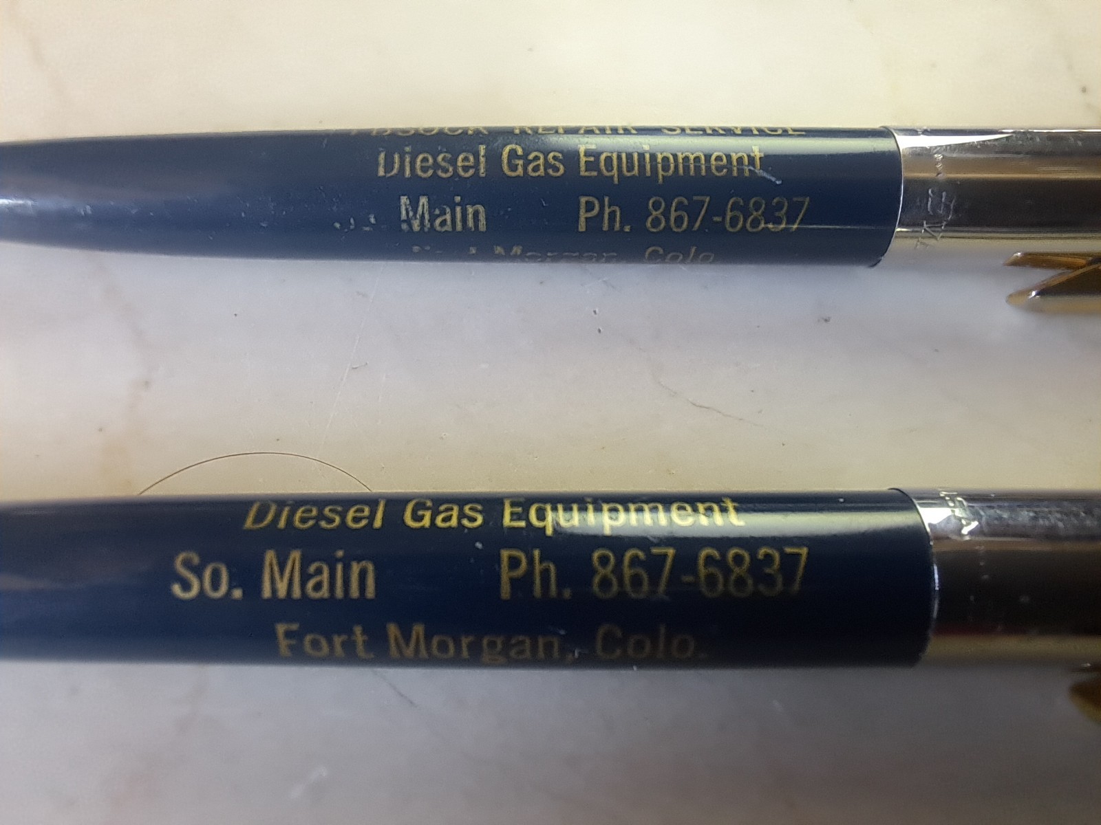 LOT of 2 EVERSHARP Symphony Luxury Navy 0.9mm Pencils 1950’s Advertising