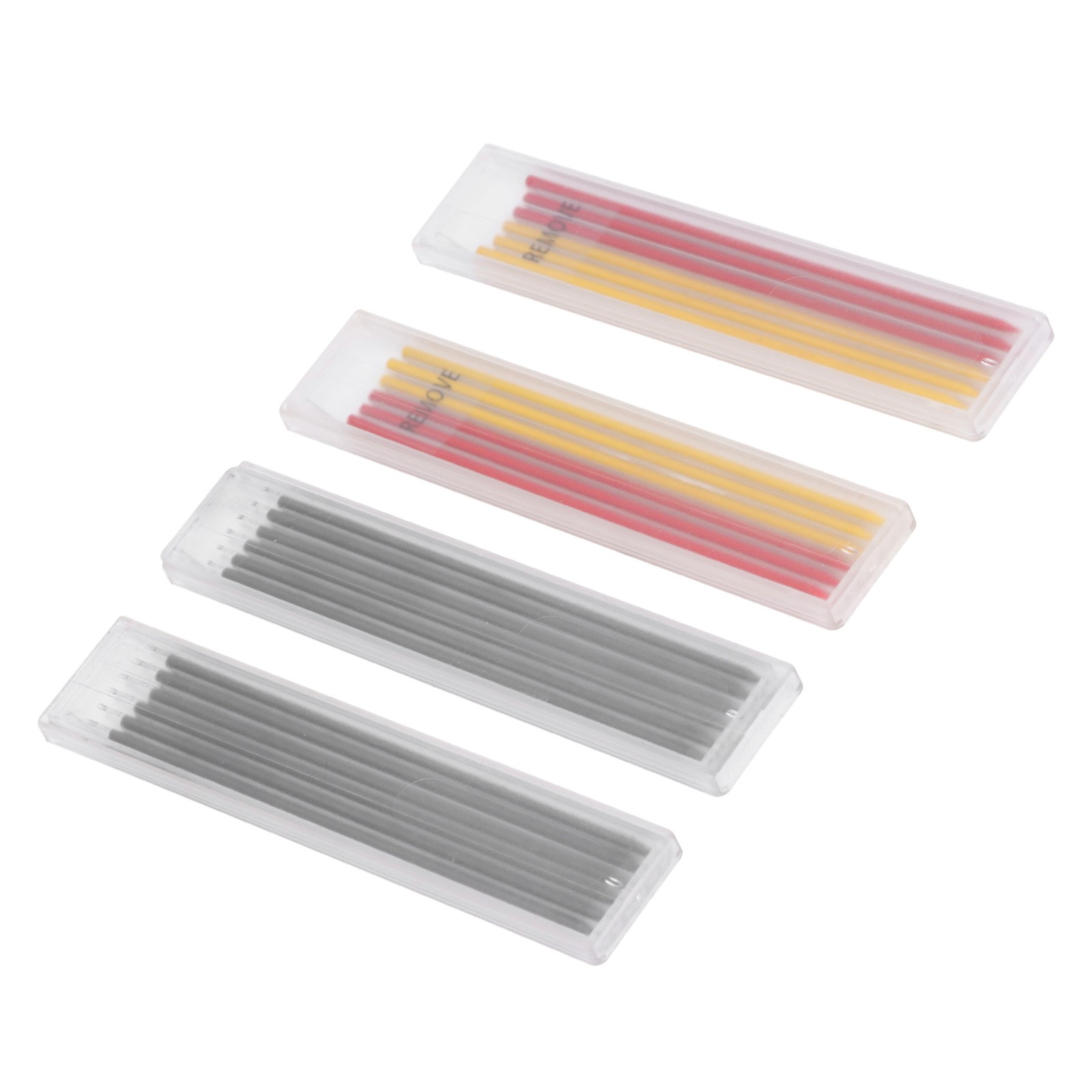 24Pcs Carpenter Pencil Refill Red Yellow Black Marking Scribing Tool Set For New