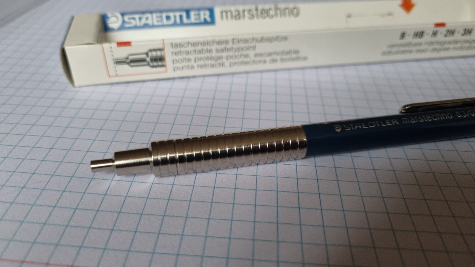 Staedtler marstechno/ mars techno 770 0.3/0.35mm •RARE• NOS mechanical pencill