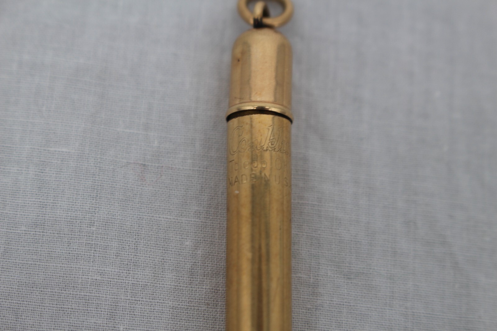 Vintage CONKLIN Mechanical Pencil PAT 1920 Rolled Gold Ring Top Toledo Ohio