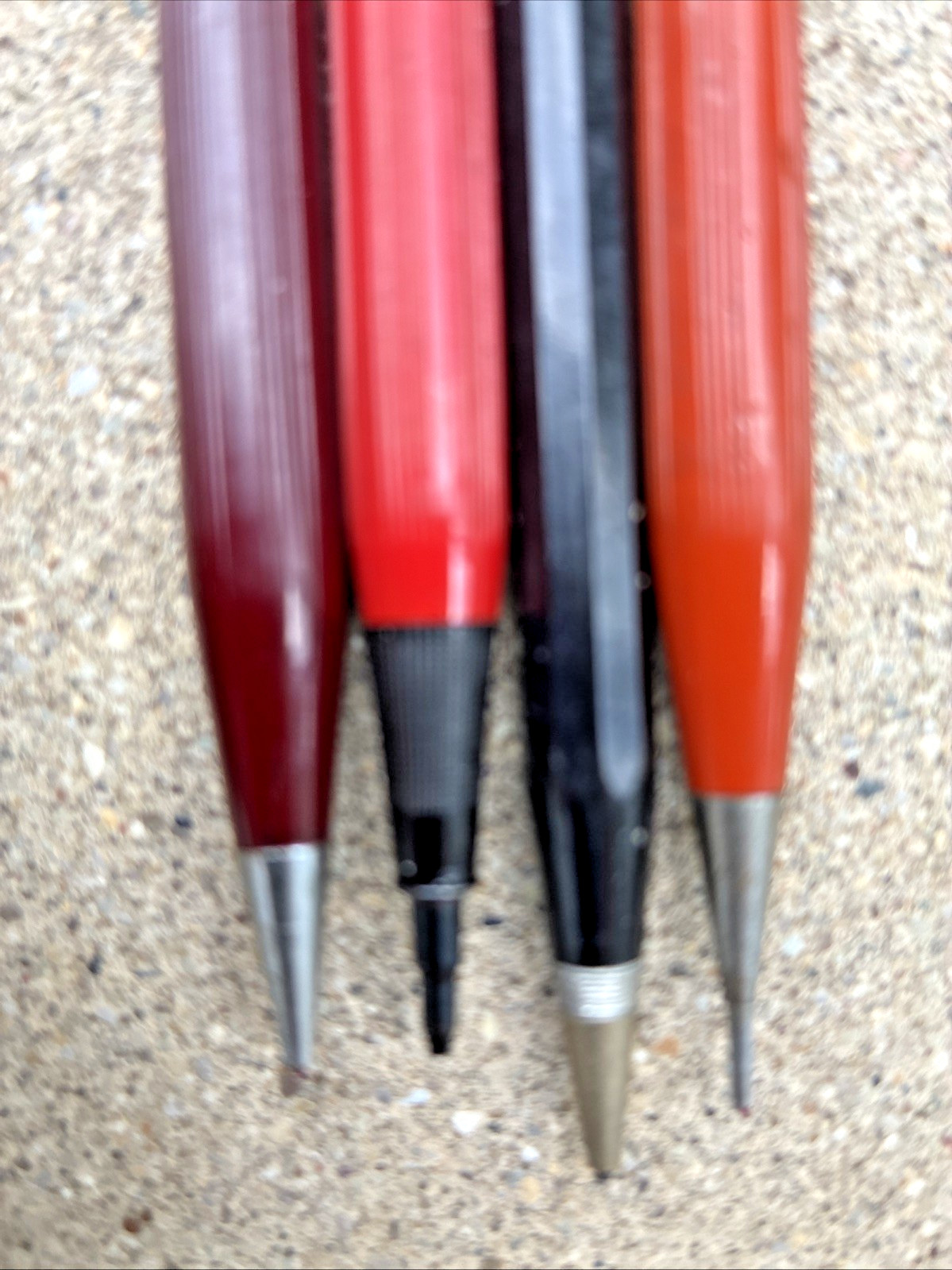 Mixed Lot of 4 Vintage Dixon Rite-Rite Mechanical Pencils For Parts or Repair