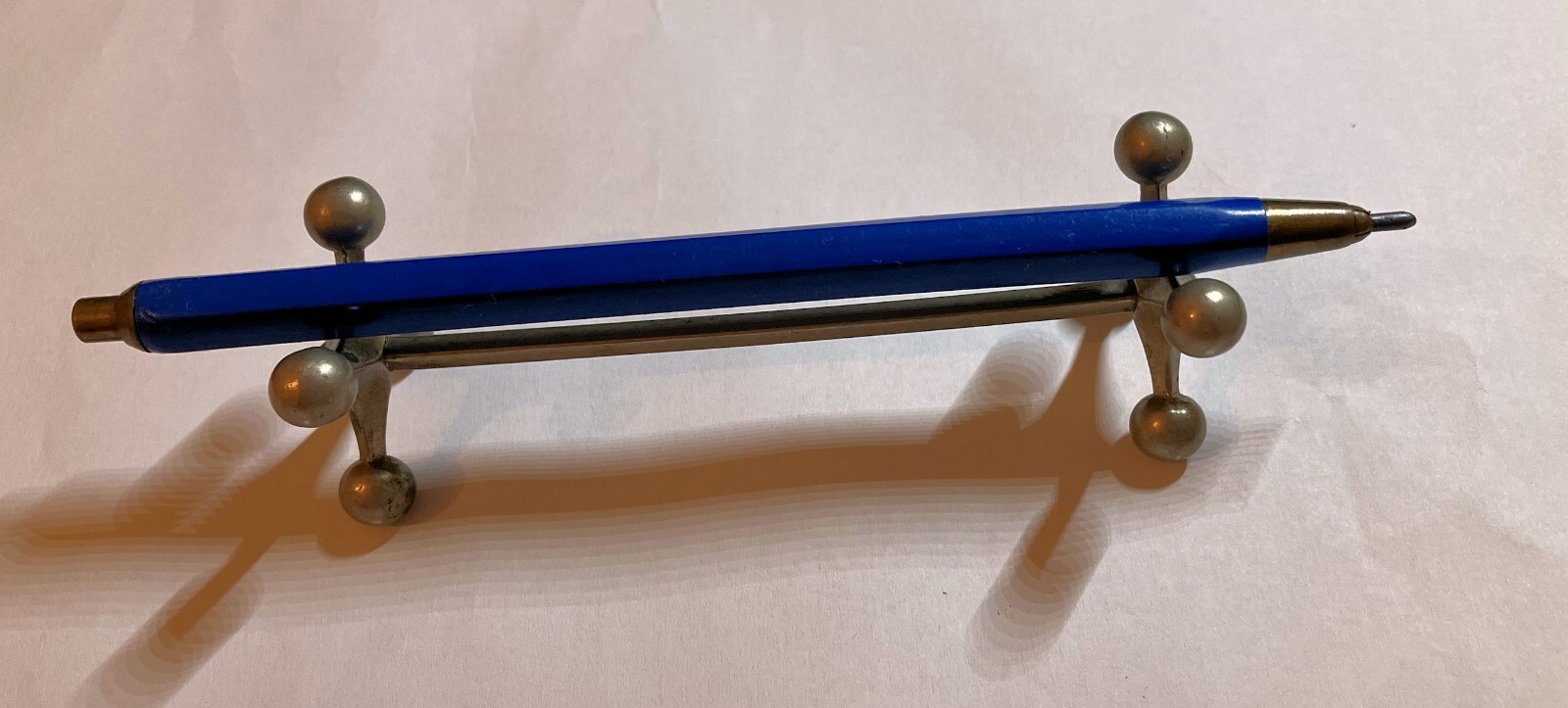 Vintage Unknown Blue pencil Mechanical technical clutch pencil