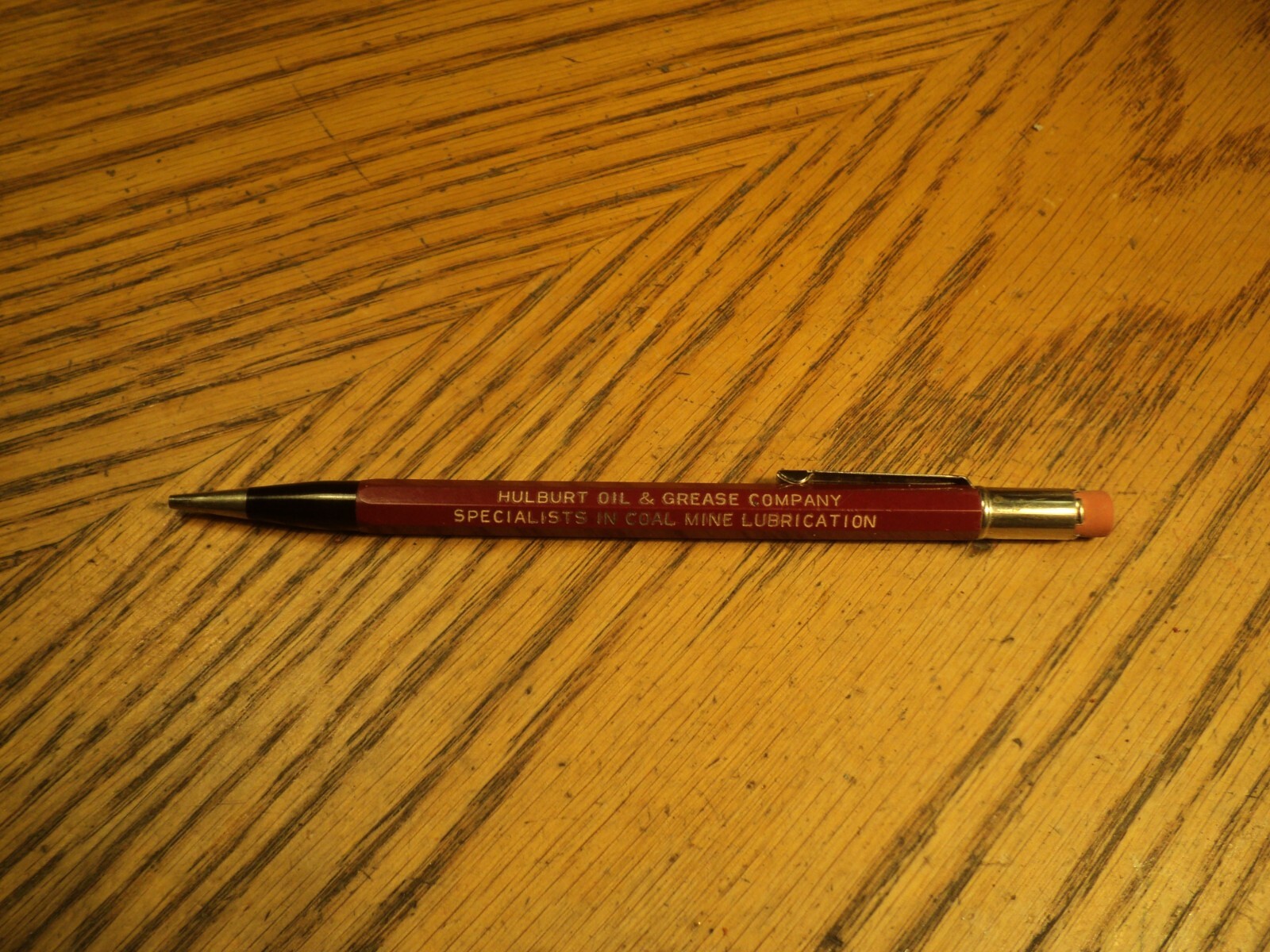 Vintage Autopoint Mechanical Pencil Hulbert Oil & Grease Co 5-9/16″ Long USA