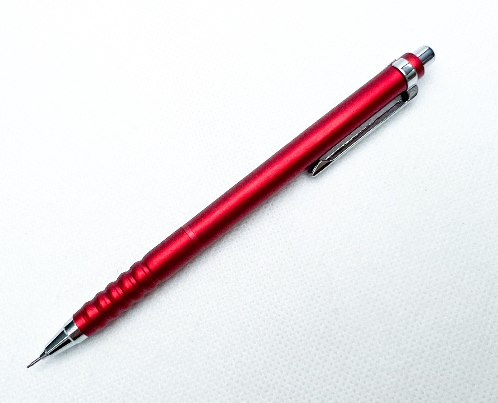 NOS Rotring 502 180 Red Tikky Metallic Metal Double Push mechanical pencil Box