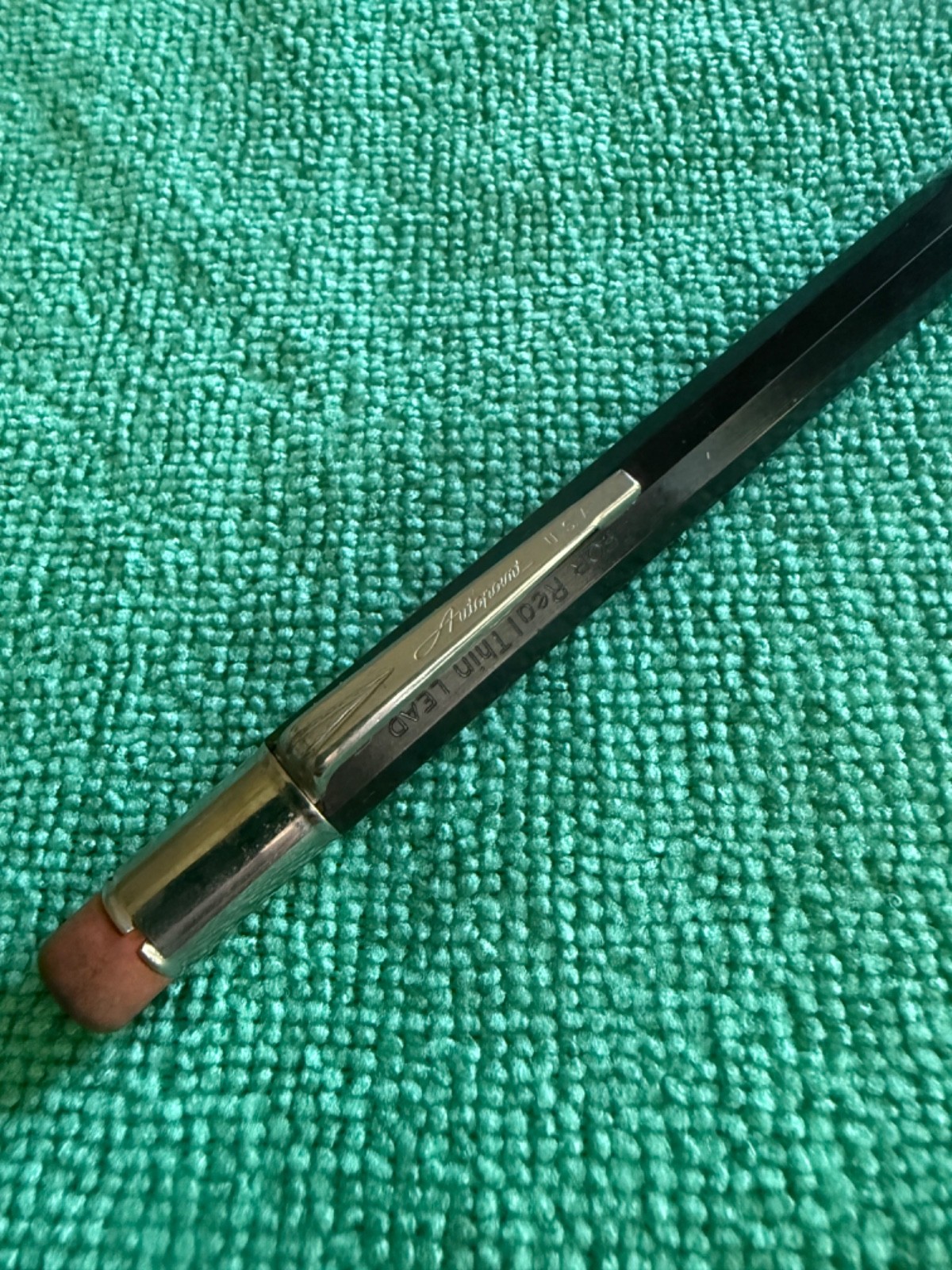 Vtg Autopoint JUMBO Twist Mechanical Pencil “Real Thin Lead” 0.9 mm Works .046″