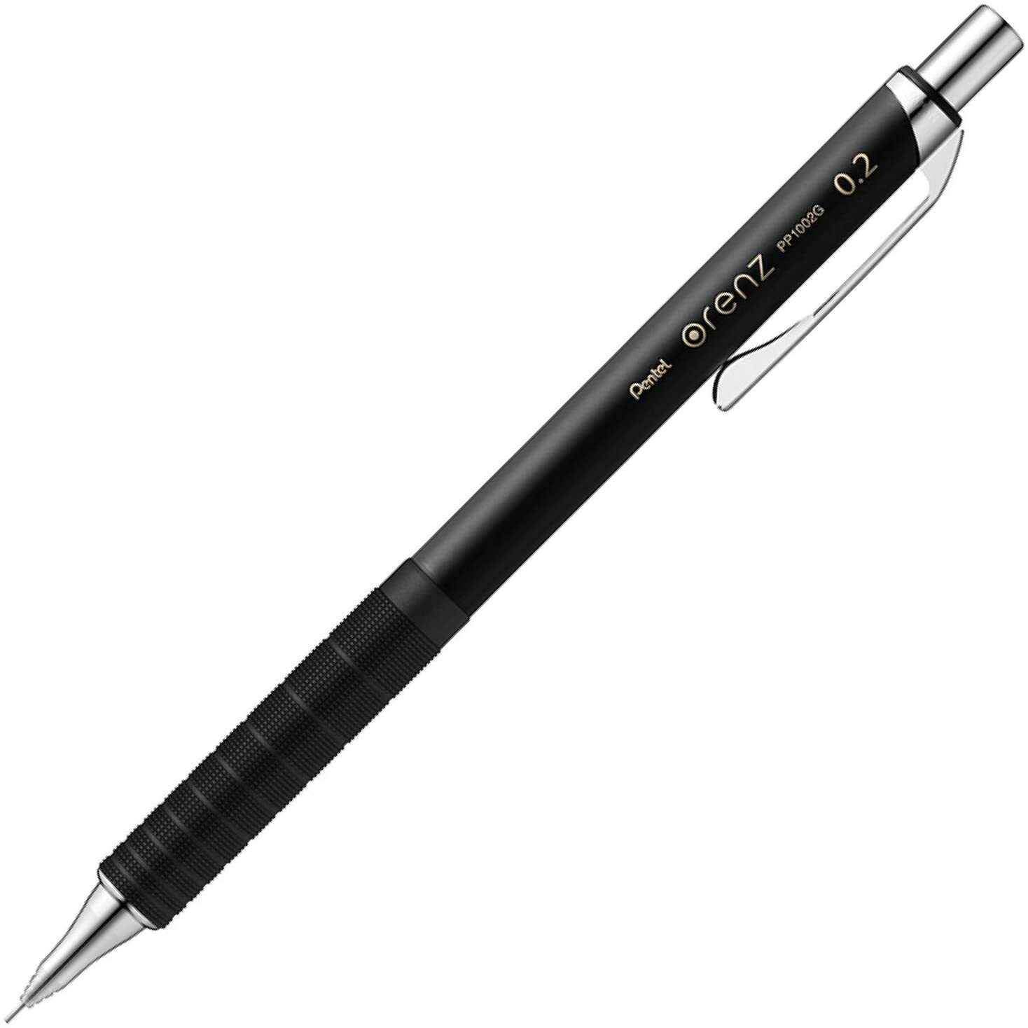 Pentel JAPAN 0.2mm Mechanical Pencil Japanese Drafting Pen Black XPP1002G2-A