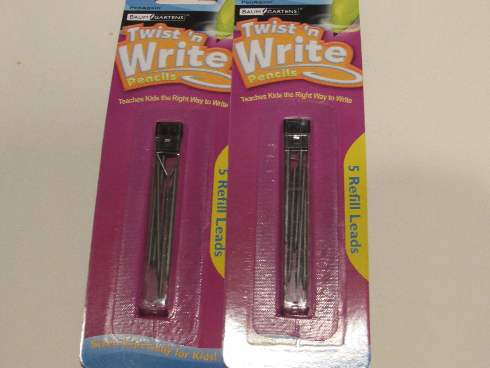 2 PenAgain Lead Refills Pack of 5 by Baumgartens-Total of 10 refills