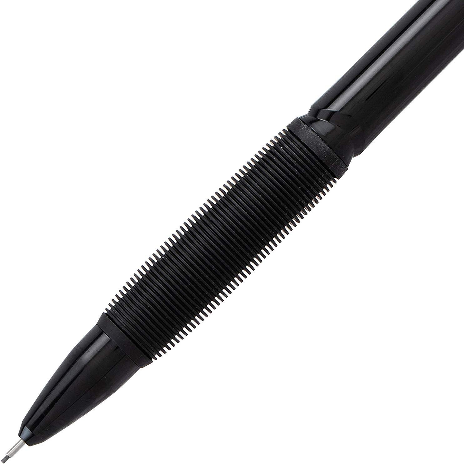 Twist-Erase GT, 0.5Mm, Mechanical Pencil Transparent Black Barrel, Box of 12 (QE