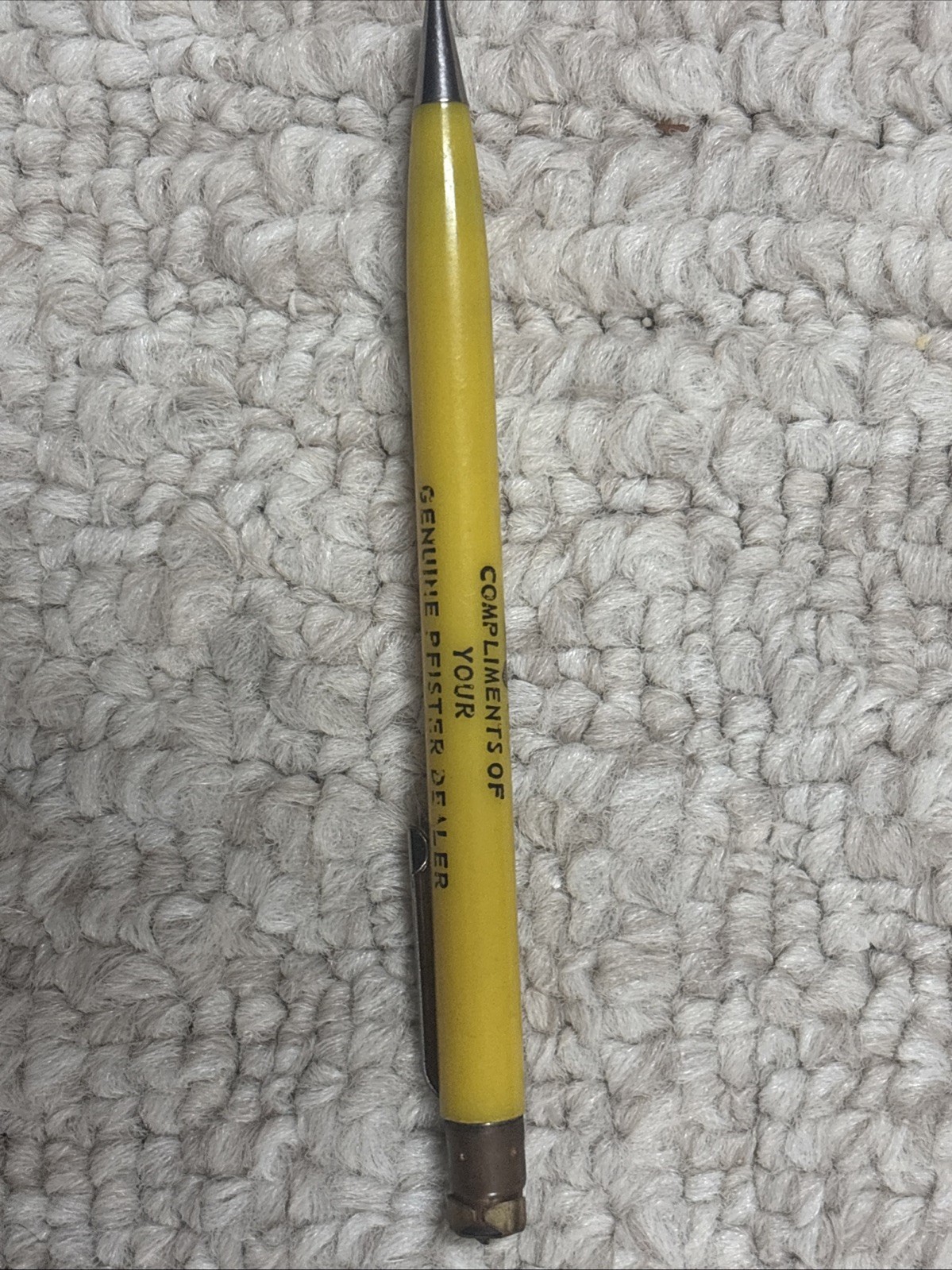 P.A.G. Mechanical Pencil Compliments Of Your Genuine Pfister dealer, (vintage)