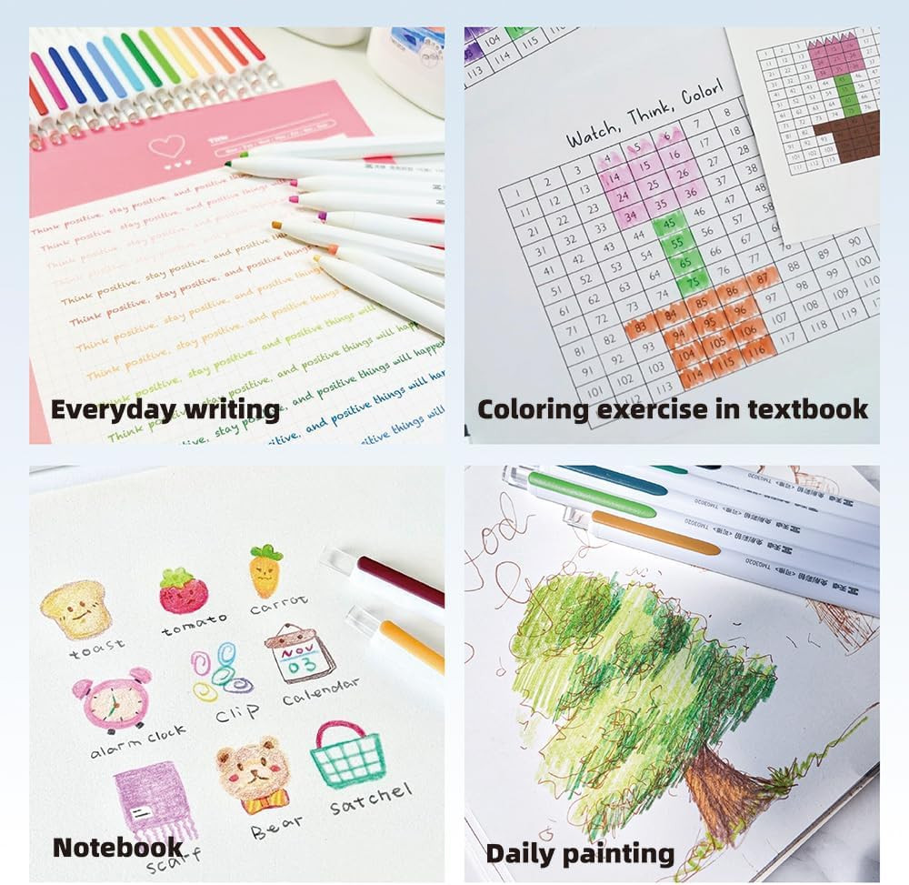 Colored Mechanical Pencil 3.0Mm for Coloring Books,36Pcs Mechanical Colored Penc