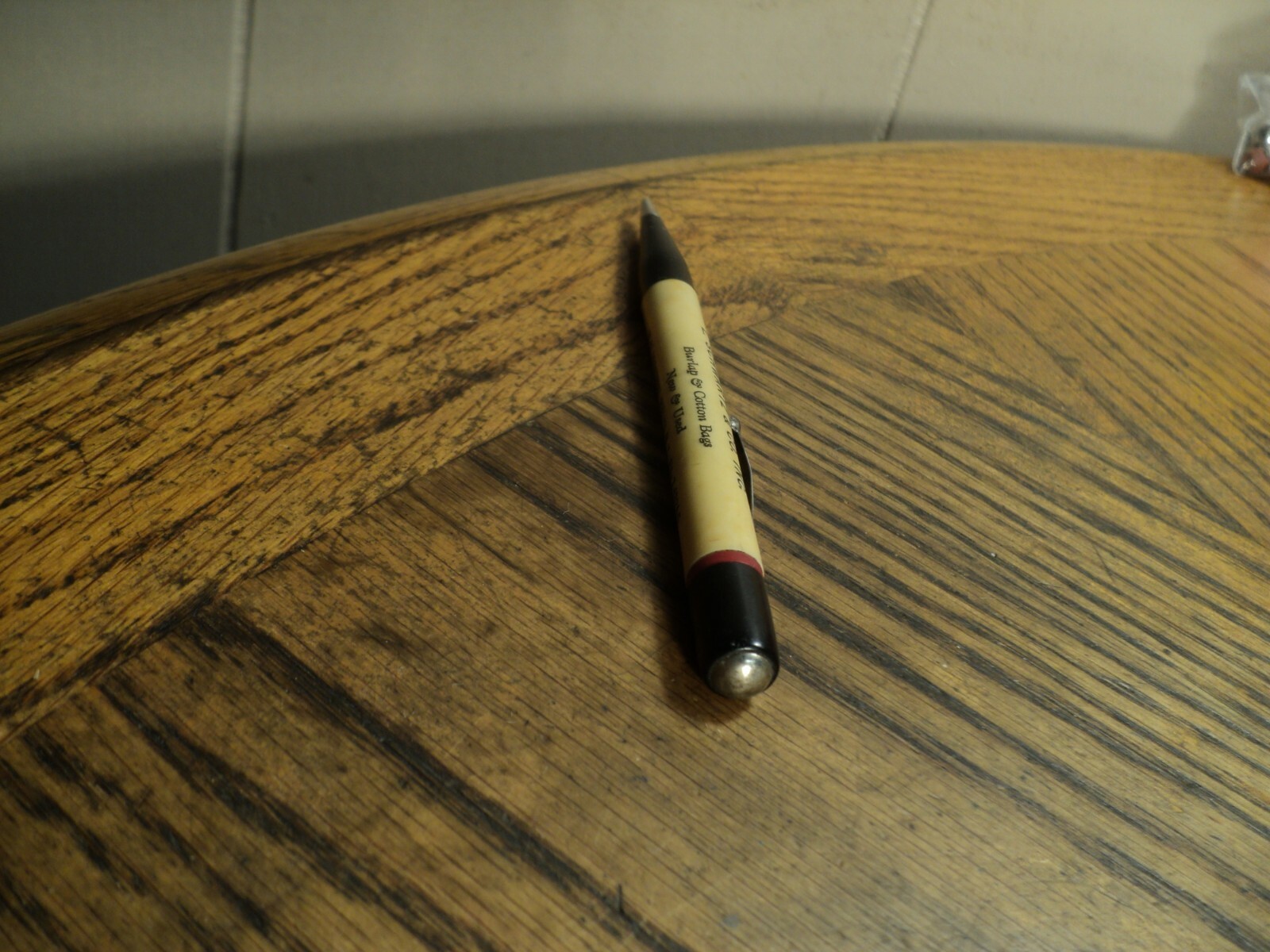 Vintage Redipoint Mechanical Pencil L Schwartz Burlap & Cotton Bags B’klyn NY