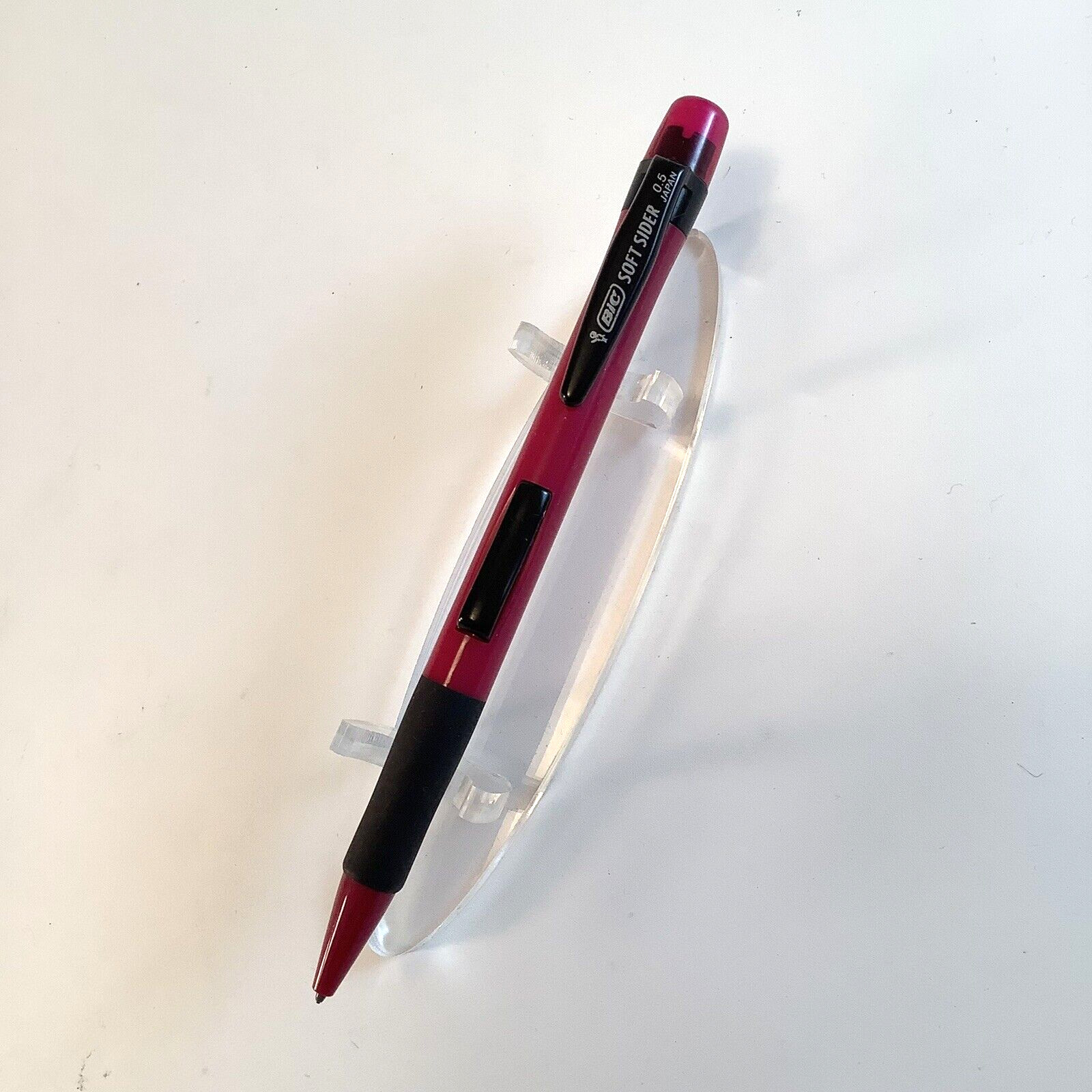 VINTAGE Mechanical Pencil Bic Soft Sider 0.5mm, Barrel Color Berry