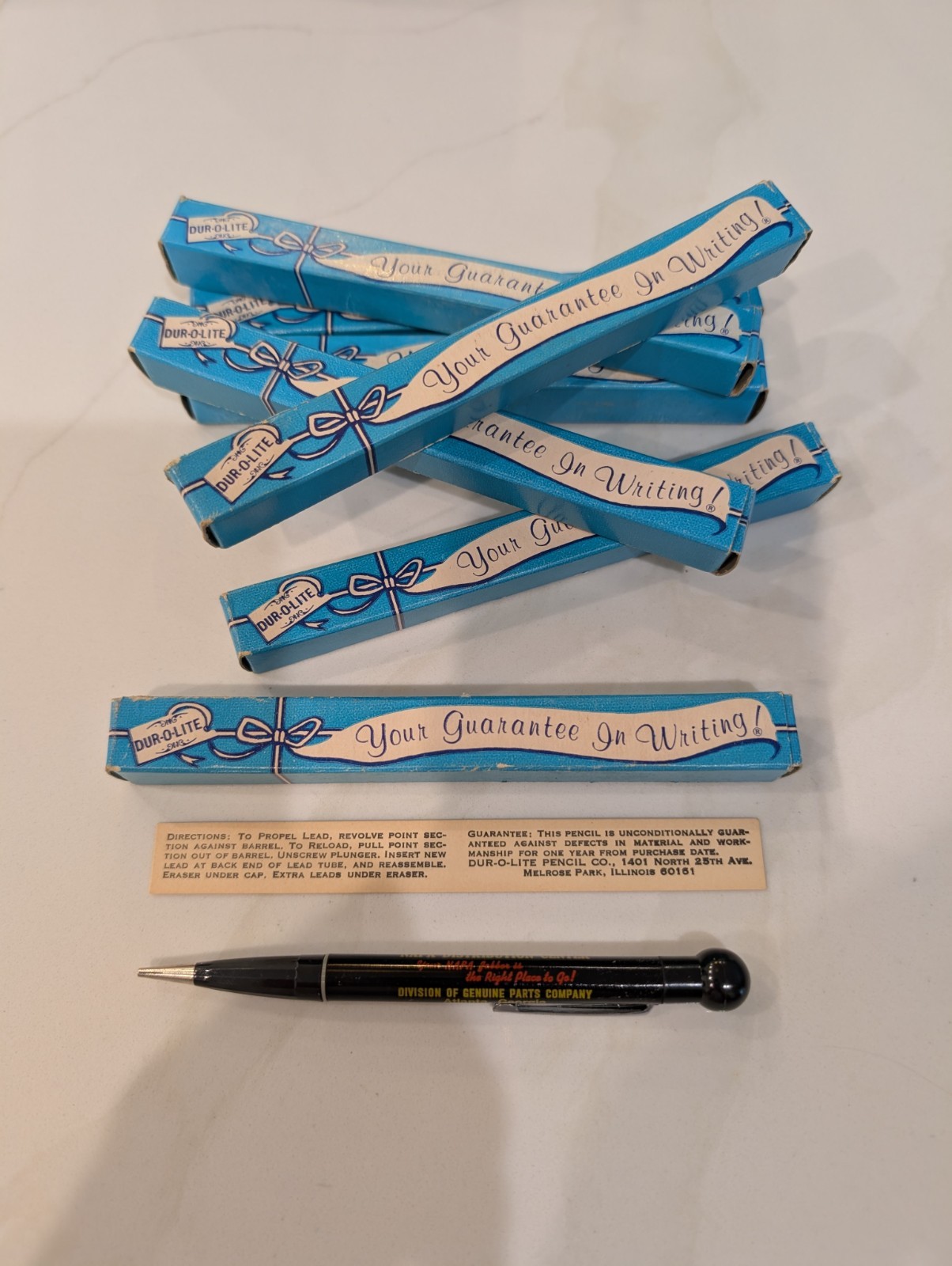 Vintage Dur-O-Lite Mechanical Pencil NAPA Genuine Auto Parts Atlanta GA