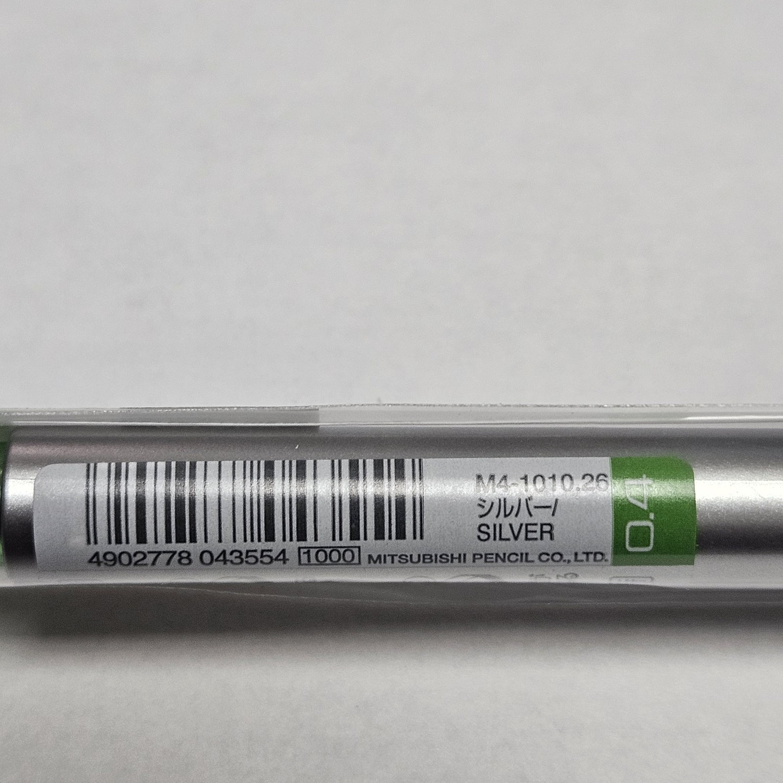 Uni Shift Mechanical Pencil Set 5Pcs 0.3mm 0.4mm Silver Mitsubishi M3-1010 M4-10