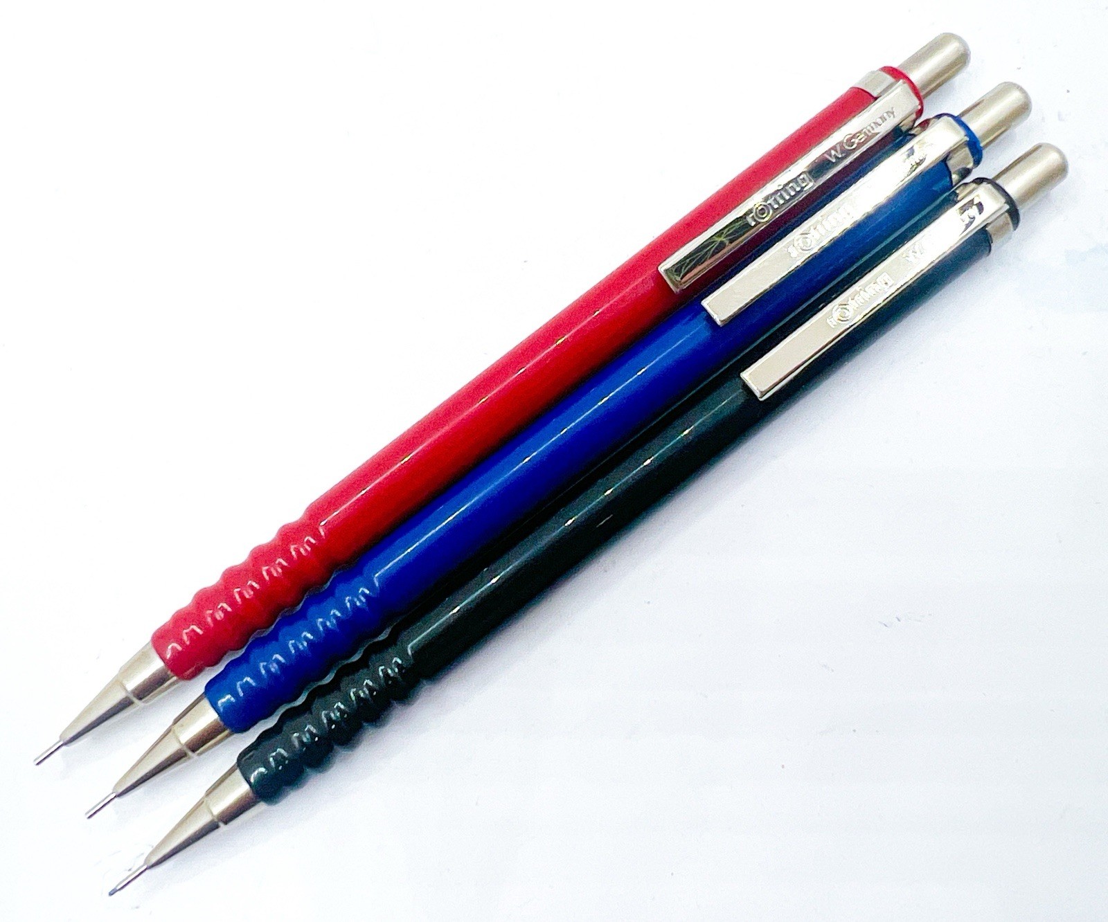 NOS Rotring Tikky Special 3pcs set Mechanical pencil 0.5mm Pouch West Germany