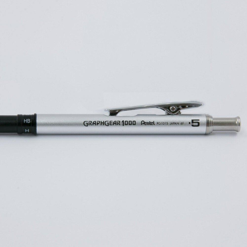 Pentel Graphgear 1000 Mechanical Drafting Pencil 0.5mm AND Ain Stein Lead HB