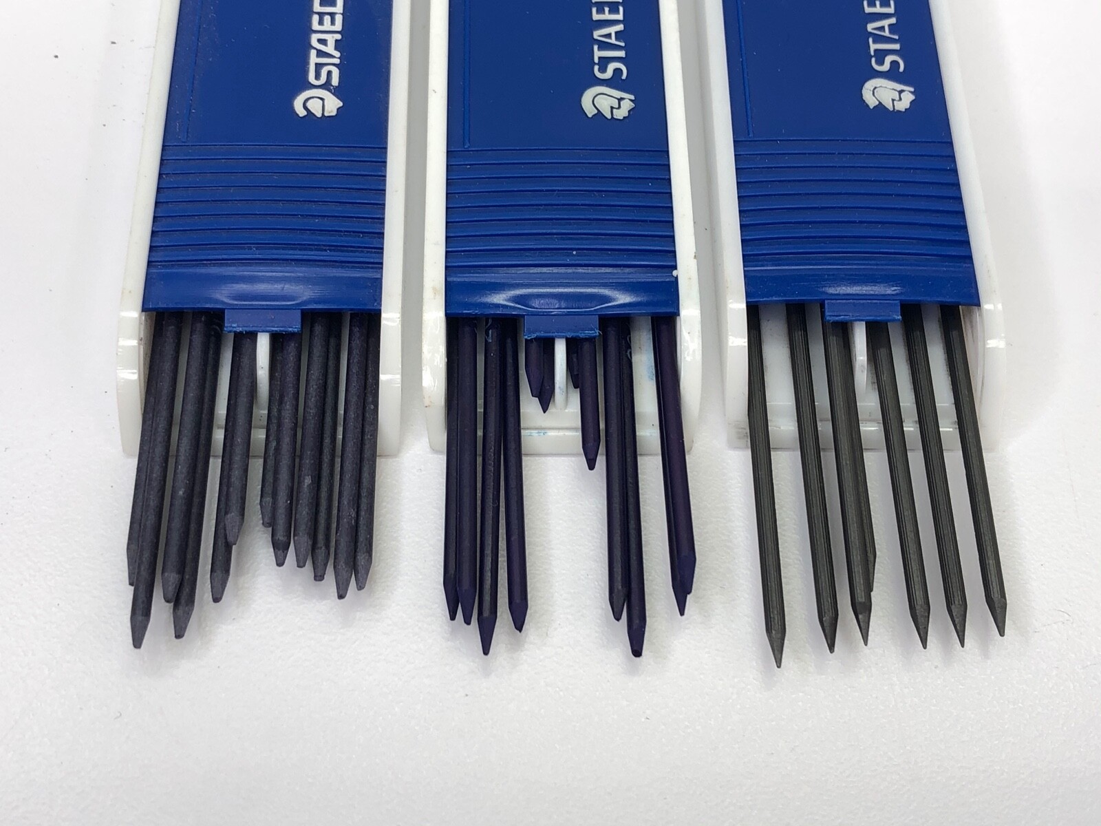 Staedtler Mars Pencil Leads Lumograph 200-H Lumochrom Blue 204-3 Non-Print 20840