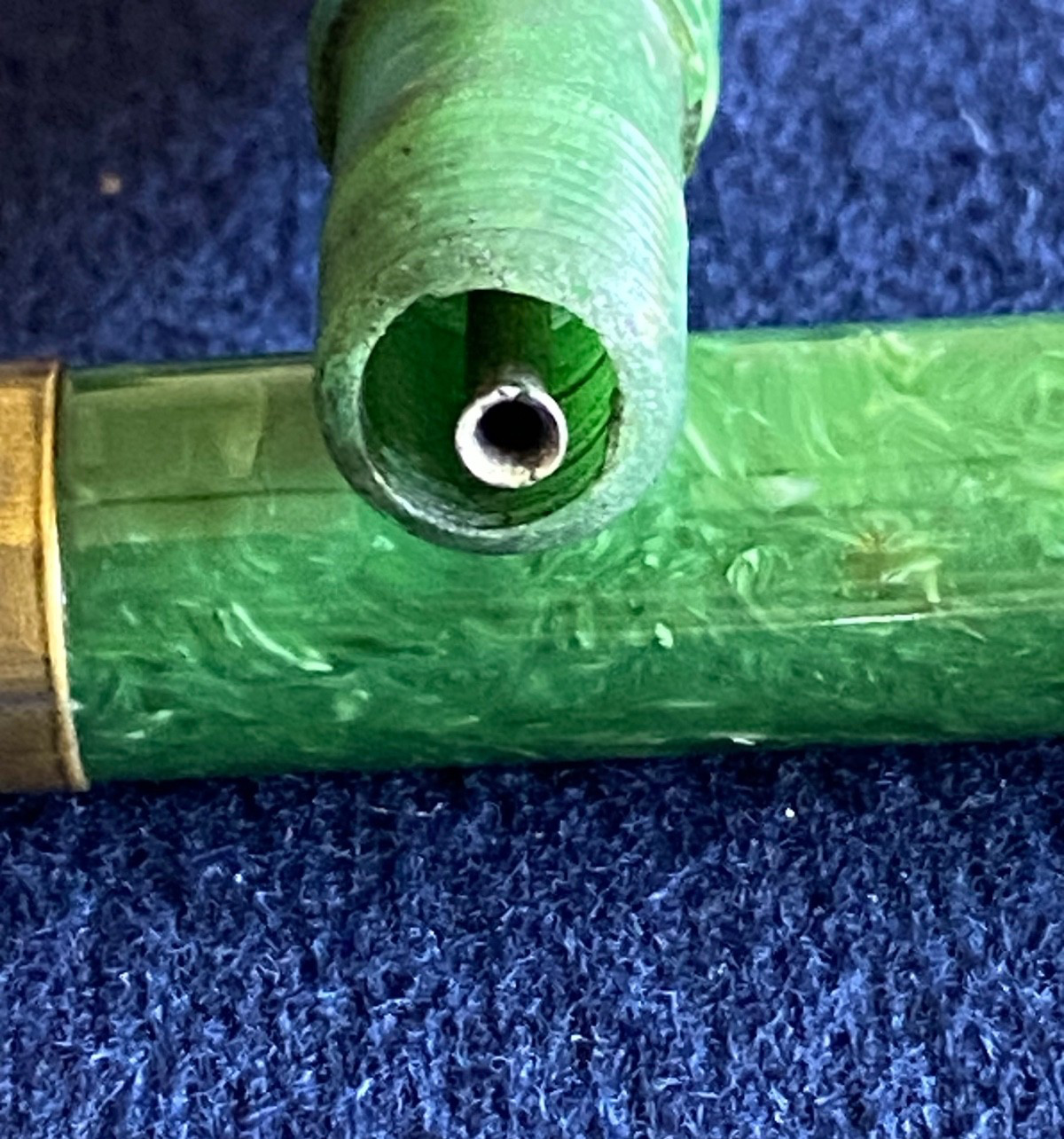 WESTERN PENCIL CO Los Angeles Jade Green Celluloid Mechanical Pencil 1920’s/30’s