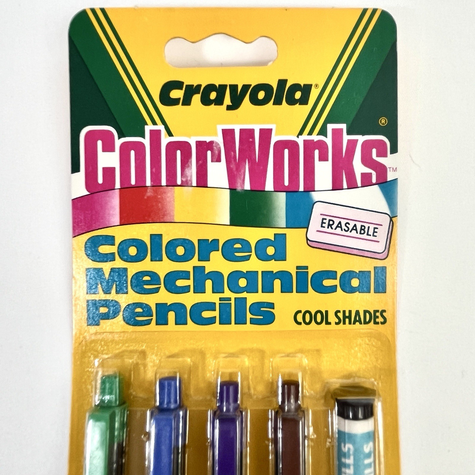 Crayola ColorWorks Mechanical Colored Pencils & Refills Cool Colors Vintage 1988
