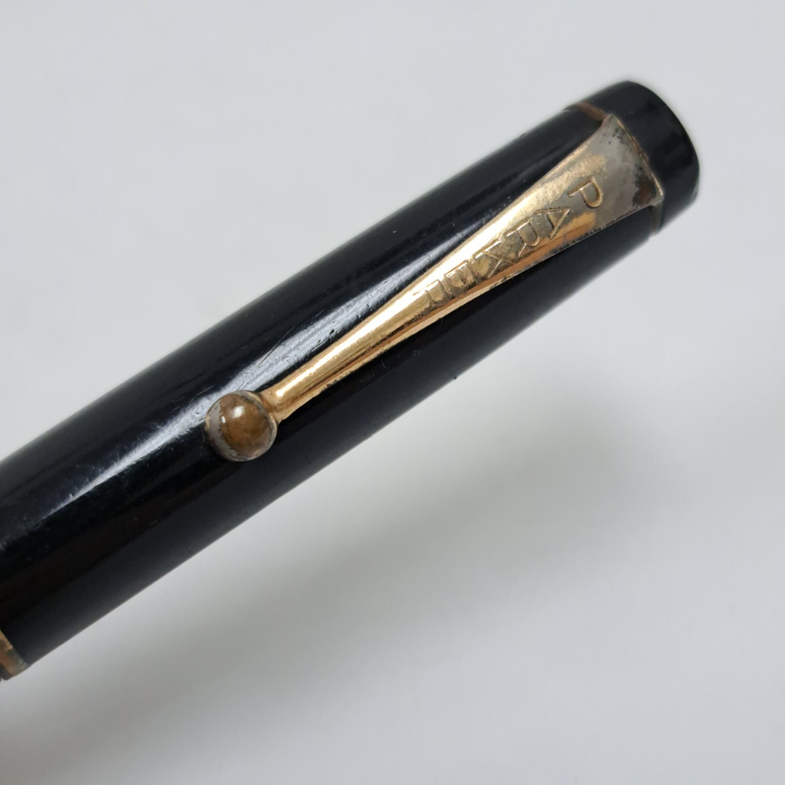 Vintage 1930s Parker USA Duofold Black Gold Trim Twist Mechanical Pencil 1.18mm