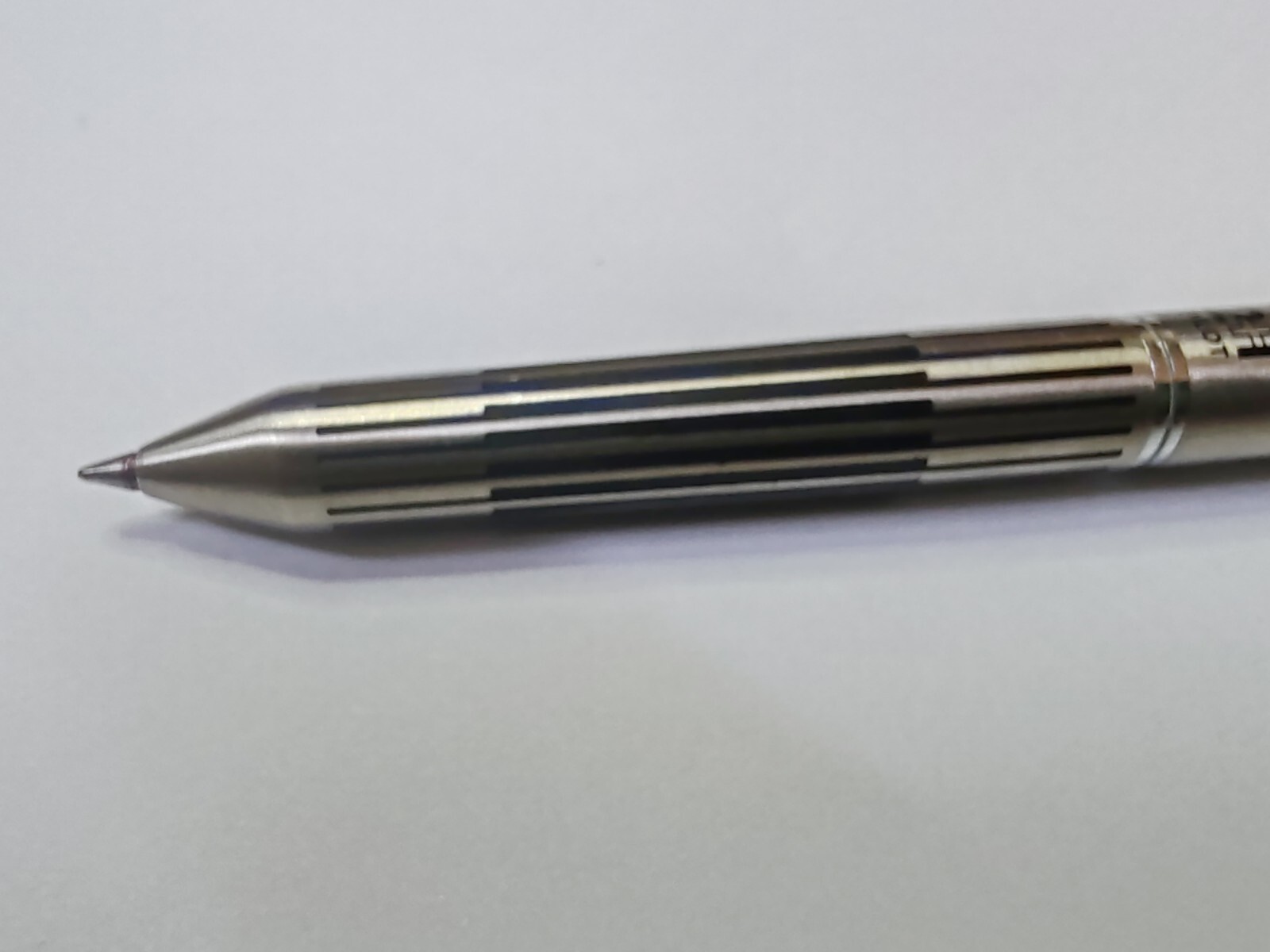 Pilot Vtg New Etched 2+1 Multi Function Mechanical Pencil,Red&Black Pen Japan