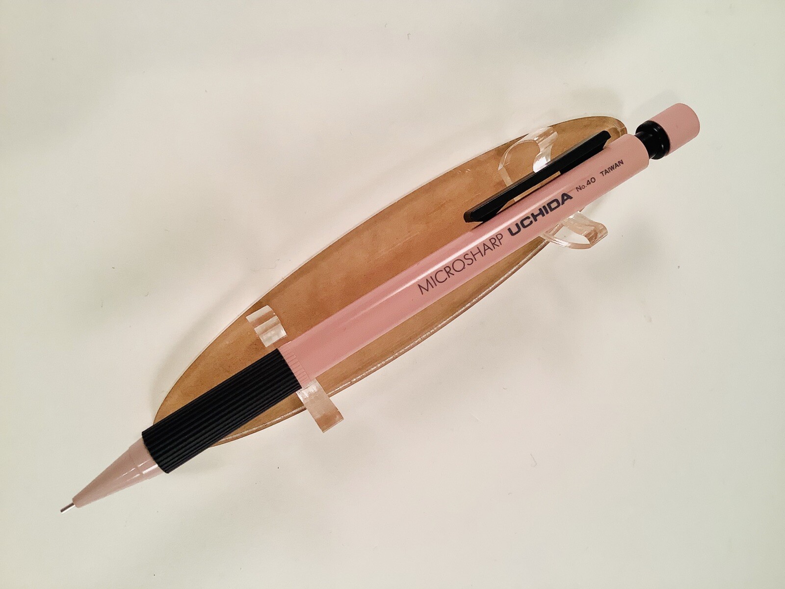 Vintage UCHIDA Microsharp No. 40 Drafting Mechanical Pencil Nude Blush RARE