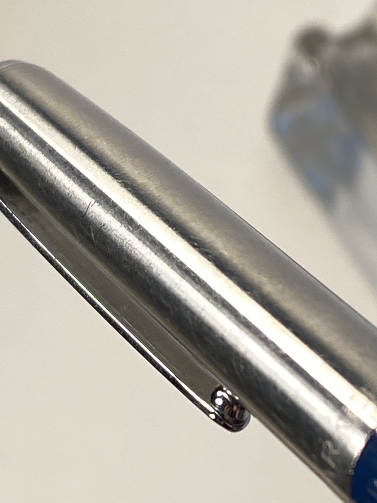 Vintage Parker Mechanical Pencil Dome End Blue 1970s USA