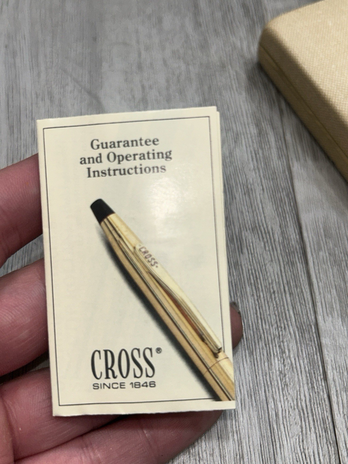 Cross Gold Twist Click Mechanical Pencil Retractable Tip with Case