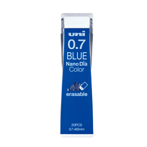 uni Nano Dia Color Mechanical Pencil Lead 0.7mm BLUE