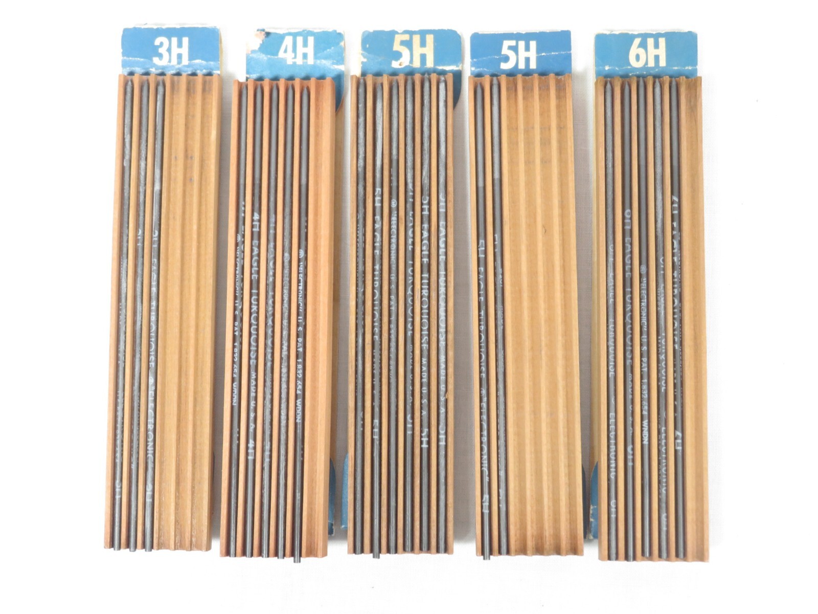 Vintage Eagle Turquoise Drawing Leads Variety Lot for Mechanical Drafting Pencil