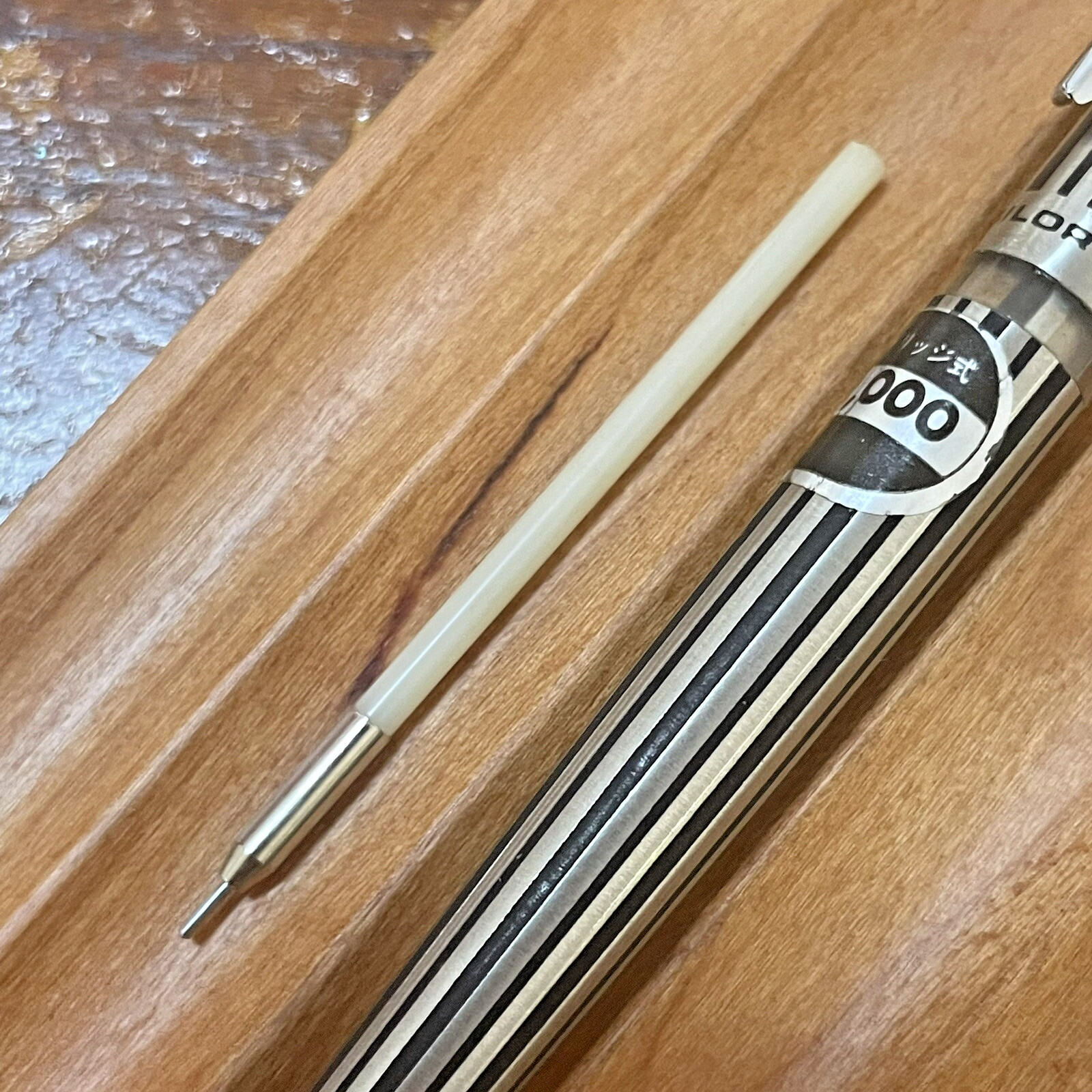 Sailor Cassette Mechanical Pencil Black Stripe Made in Japan